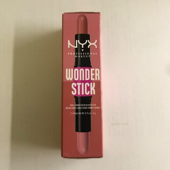 NYX Makeup Wonder Stick Dual-Ended Cream Blush Light Peach & Baby Pink - Picture 4 of 6